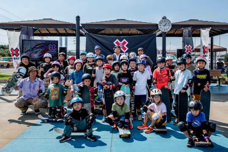 X Games Chiba 2024 スケートボードビギナースクール 現地